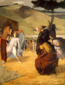 ", Alexander and Bucephalus" Edgar Degas 