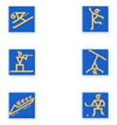 The pictograms of Salt Lake City 2002